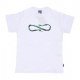 maglietta uomo logo steel tee WHITE