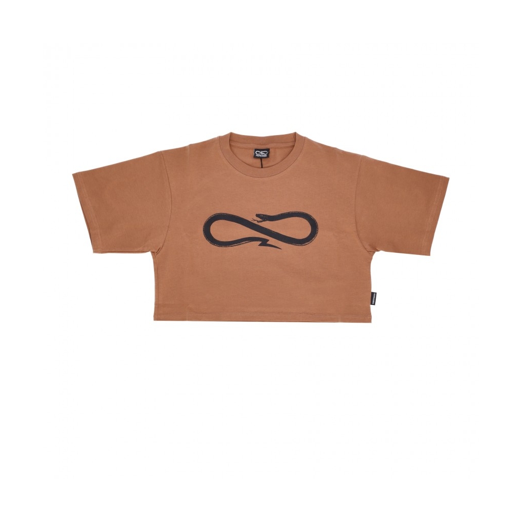 maglietta corta donna logo tee CAMEL