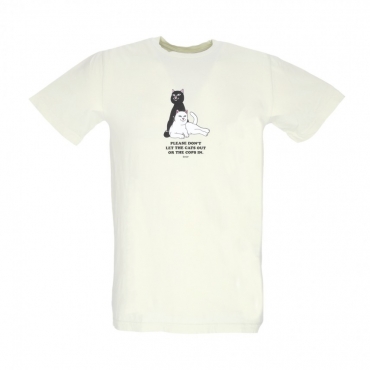 maglietta uomo keep the cats in tee LIME