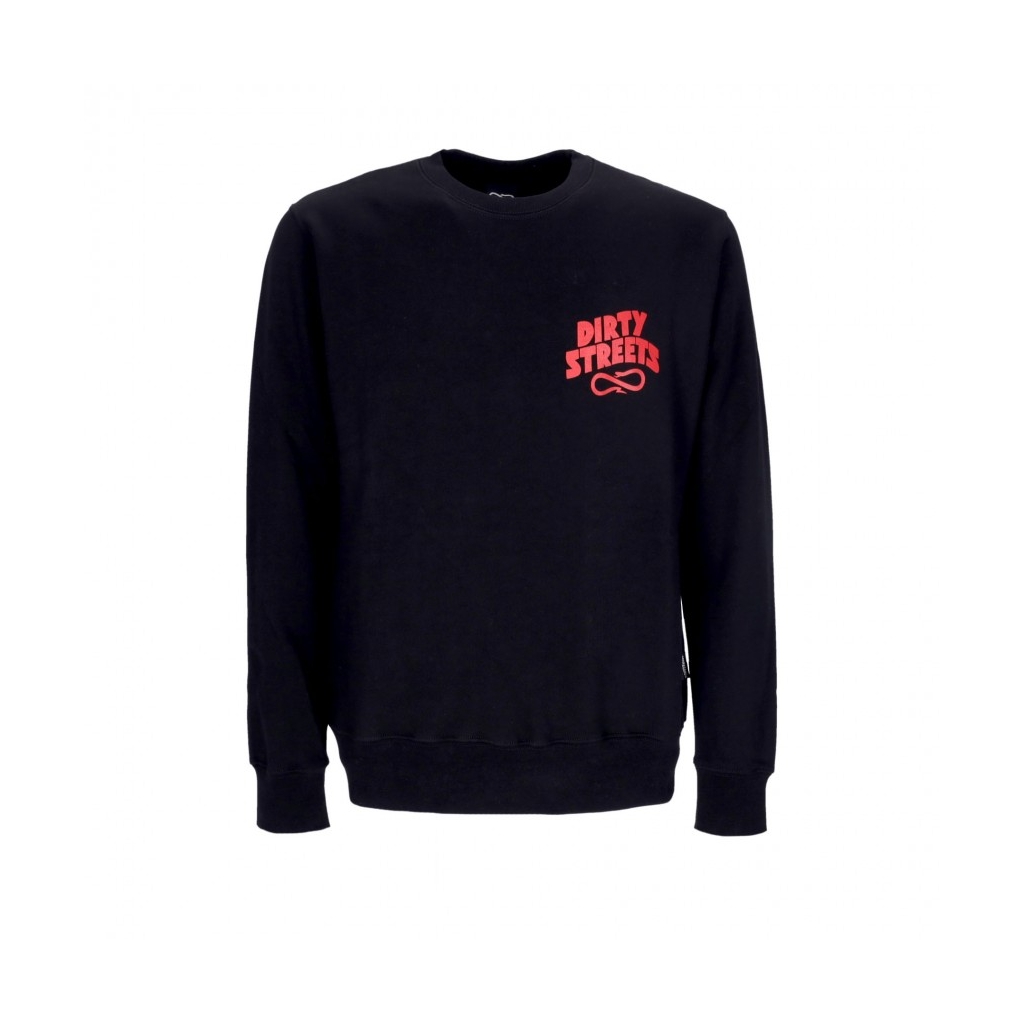 felpa girocollo uomo sancho crewneck BLACK