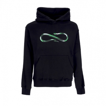 felpa cappuccio uomo logo steel hoodie BLACK