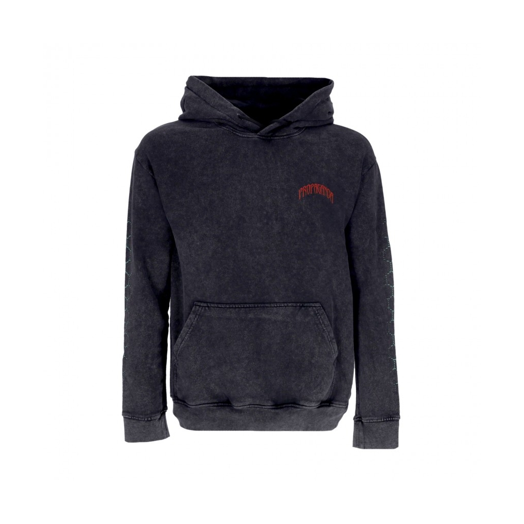 felpa cappuccio uomo triangle sting hoodie STONE WASHED