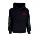 felpa cappuccio uomo triangle web hoodie BLACK