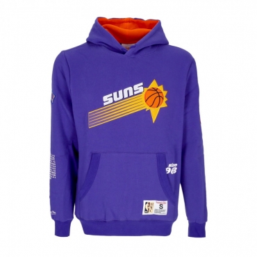 felpa cappuccio uomo nba team origins fleece hoodie hardwood classics phosun PURPLE