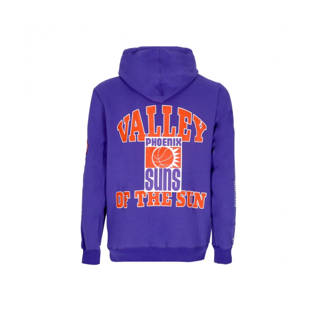 felpa cappuccio uomo nba team origins fleece hoodie hardwood classics phosun PURPLE
