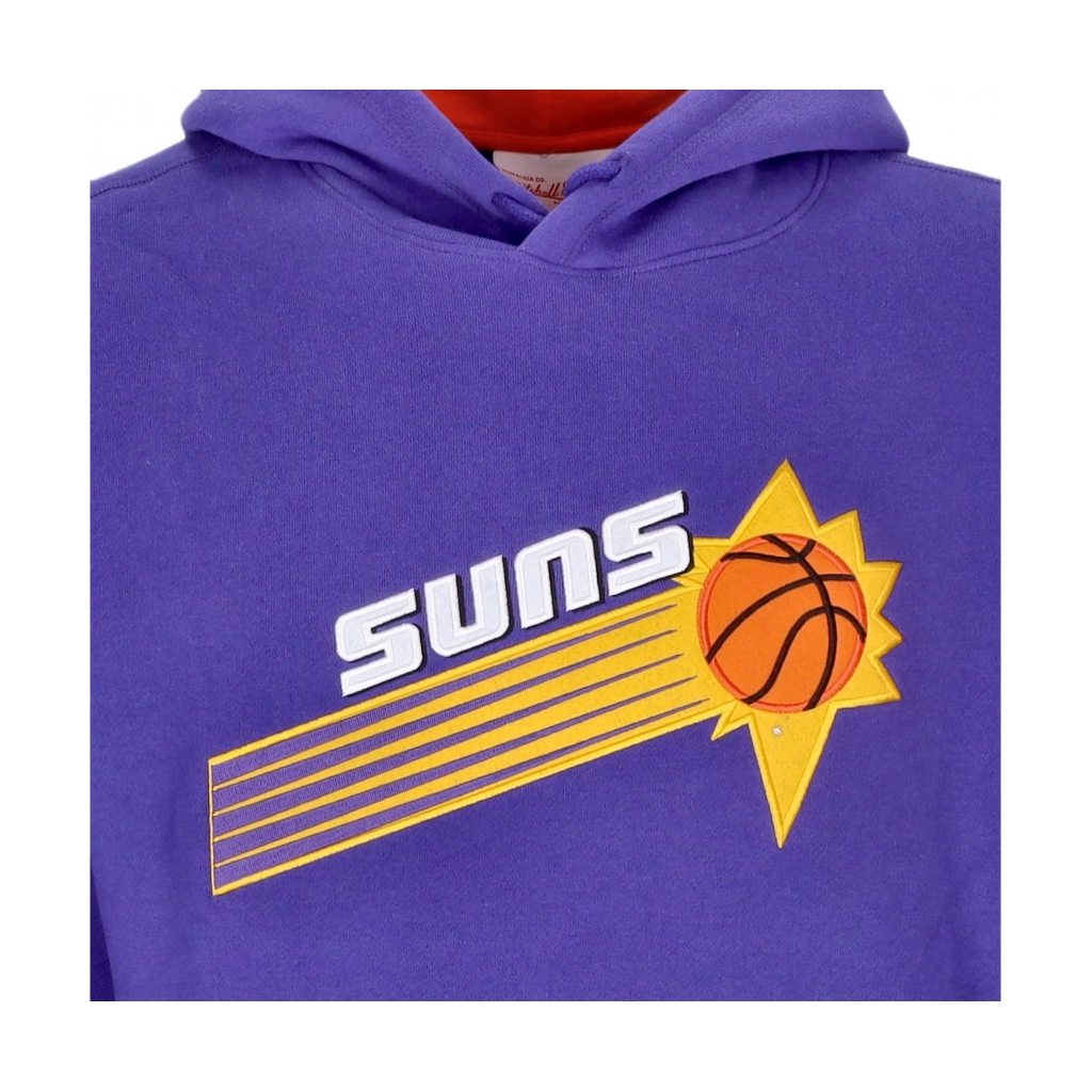 felpa cappuccio uomo nba team origins fleece hoodie hardwood classics phosun PURPLE