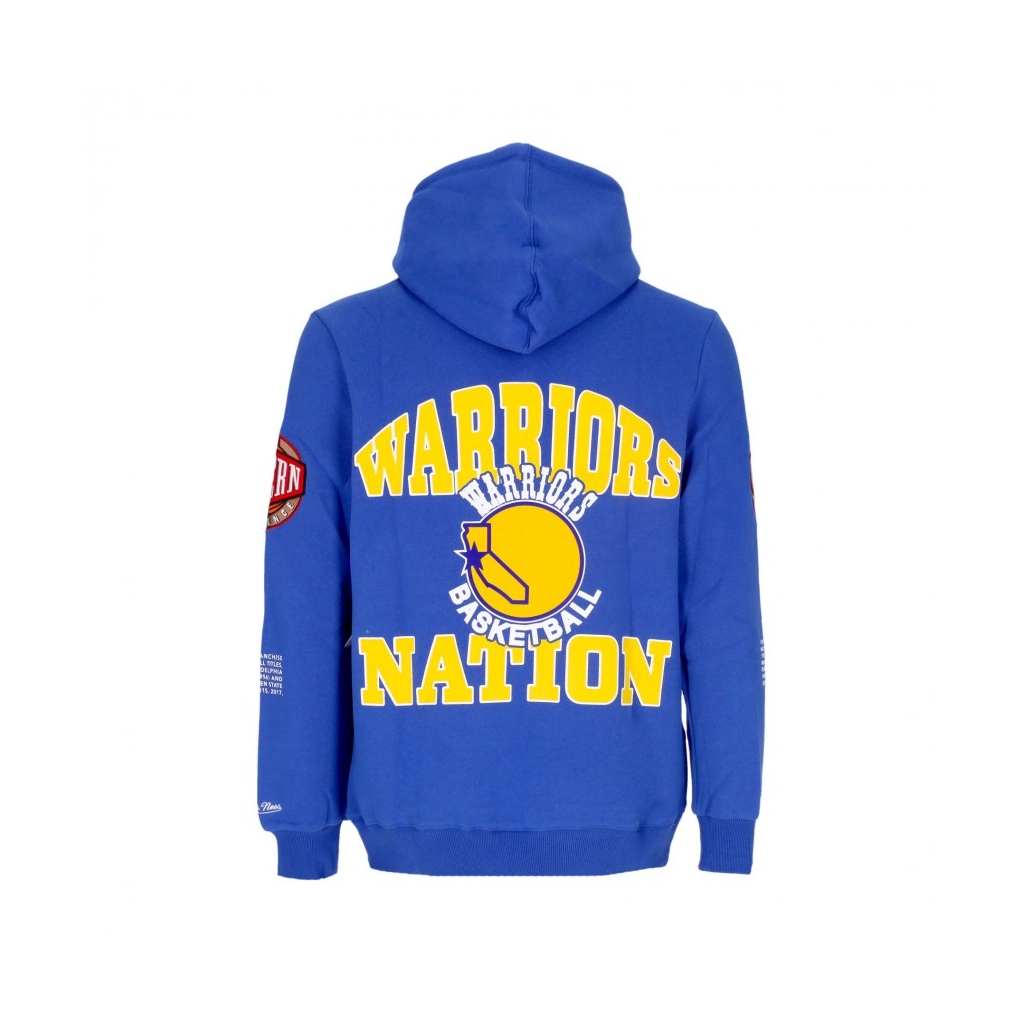 MITCHELL & NESS - felpa cappuccio uomo nba team origins fleece