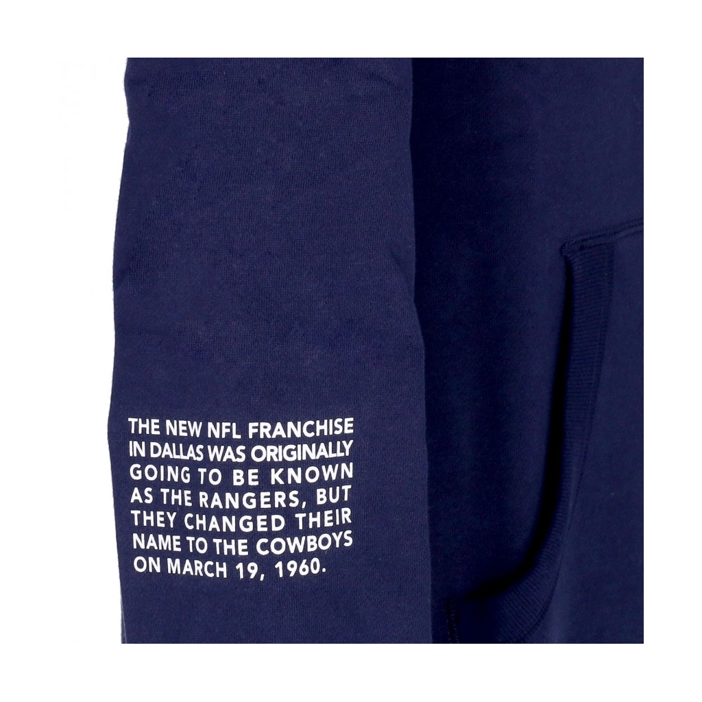 felpa cappuccio uomo nfl team origins fleece hoodie dalcow NAVY
