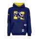 felpa cappuccio uomo ncaa team origins fleece hoodie micwol NAVY