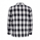 camicia manica lunga uomo tilden flannel l/s shirt BLACK/WHITE