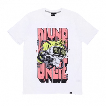 maglietta uomo party hard skull tee WHITE