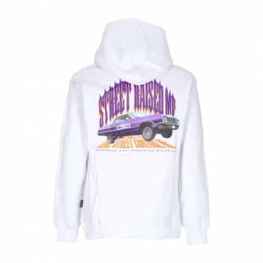 felpa cappuccio uomo chevy hoodie WHITE