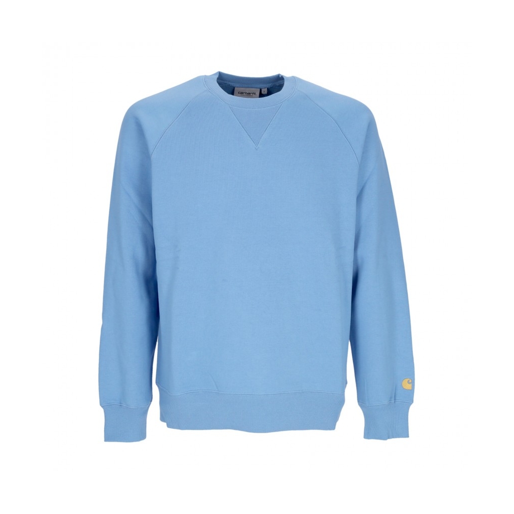 felpa girocollo uomo chase sweatshirt PISCINE/GOLD