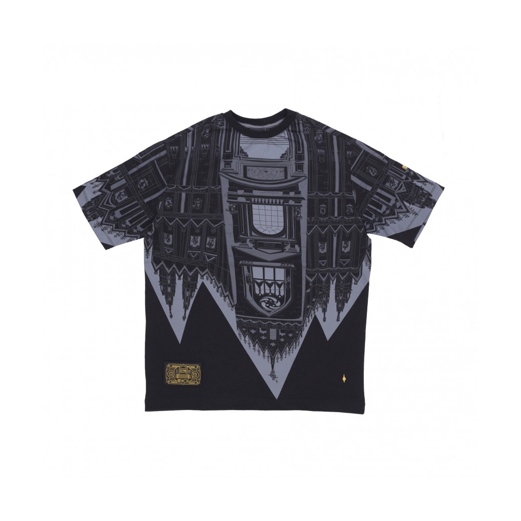 maglietta uomo bench duomo over tee BLACK