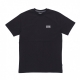 maglietta uomo logo back tee BLACK/WHITE