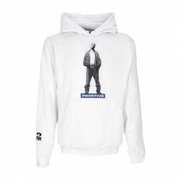 felpa cappuccio uomo posted hoodie x 2pac WHITE