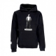 felpa cappuccio uomo posted hoodie x 2pac BLACK