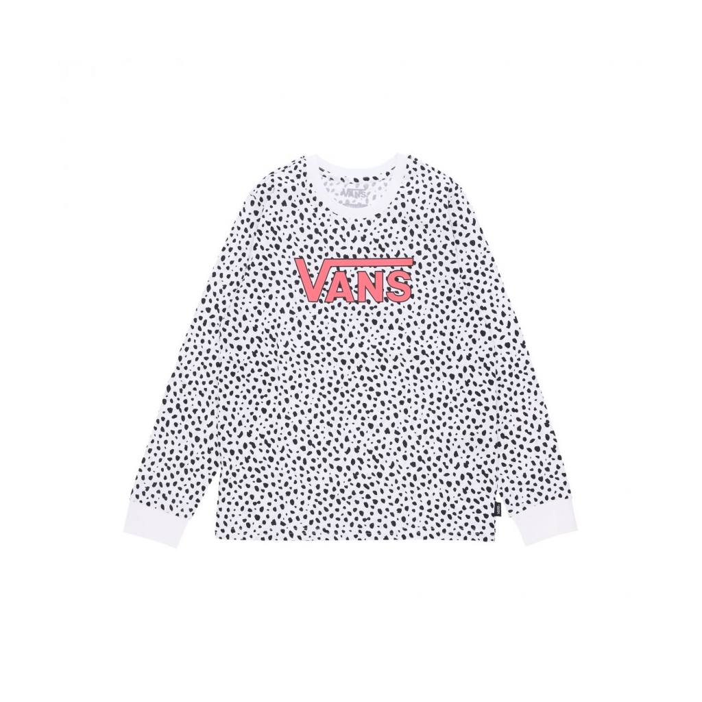 maglietta manica lunga ragazza dalmation v l/s tee WHITE/BLACK