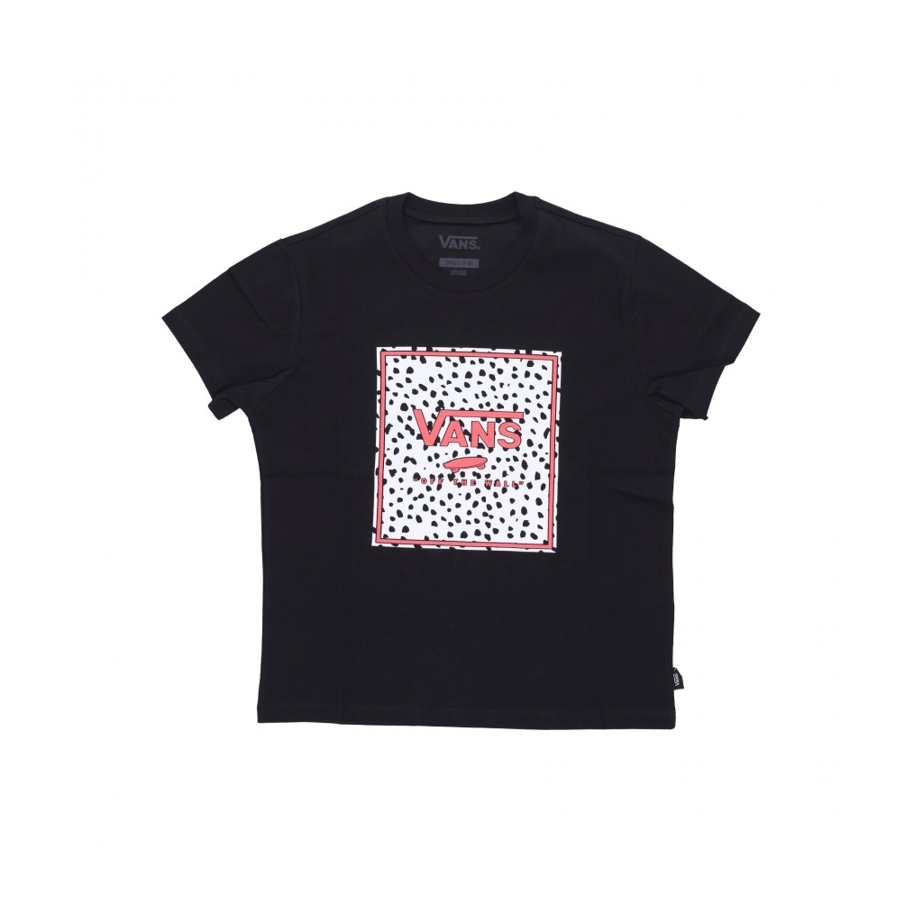 maglietta ragazza dalmation border crew tee BLACK