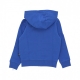 felpa cappuccio zip bambino classic zip hoodie BLUE