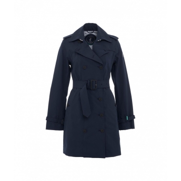 Trench Audrey blu scuro
