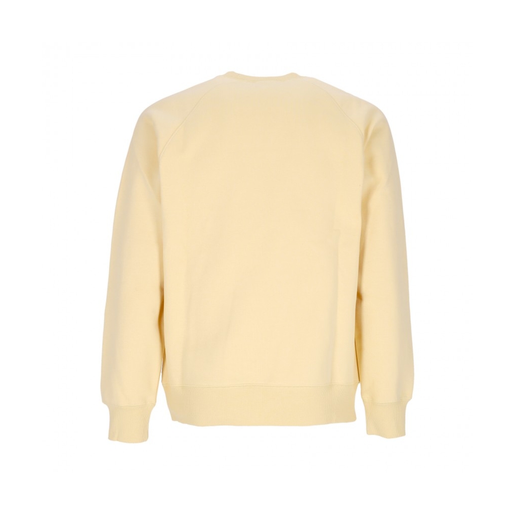 felpa girocollo uomo chase sweatshirt CITRON/GOLD