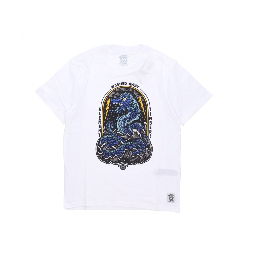 maglietta uomo from the deep tee x timber OPTIC WHITE