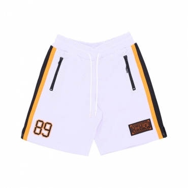 pantaloncino tipo basket uomo goat playmaker easyshorts WHITE