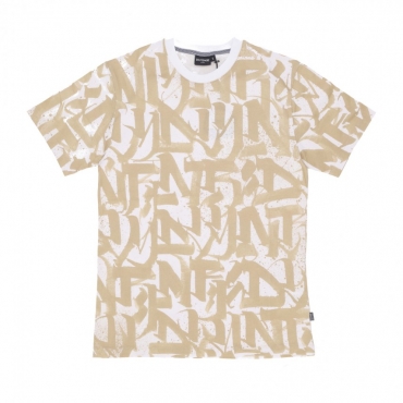 maglietta uomo dlynr warios texture tee WHITE