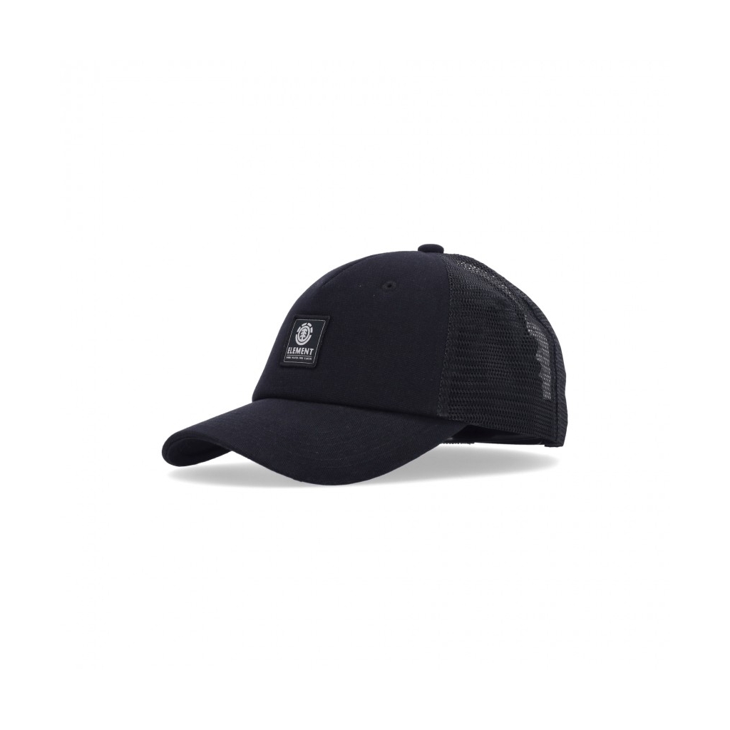 cappellino visiera curva uomo icon mesh cap ALL BLACK