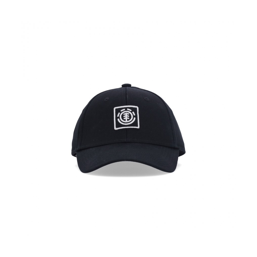 cappellino visiera curva uomo treelogo cap FLINT BLACK