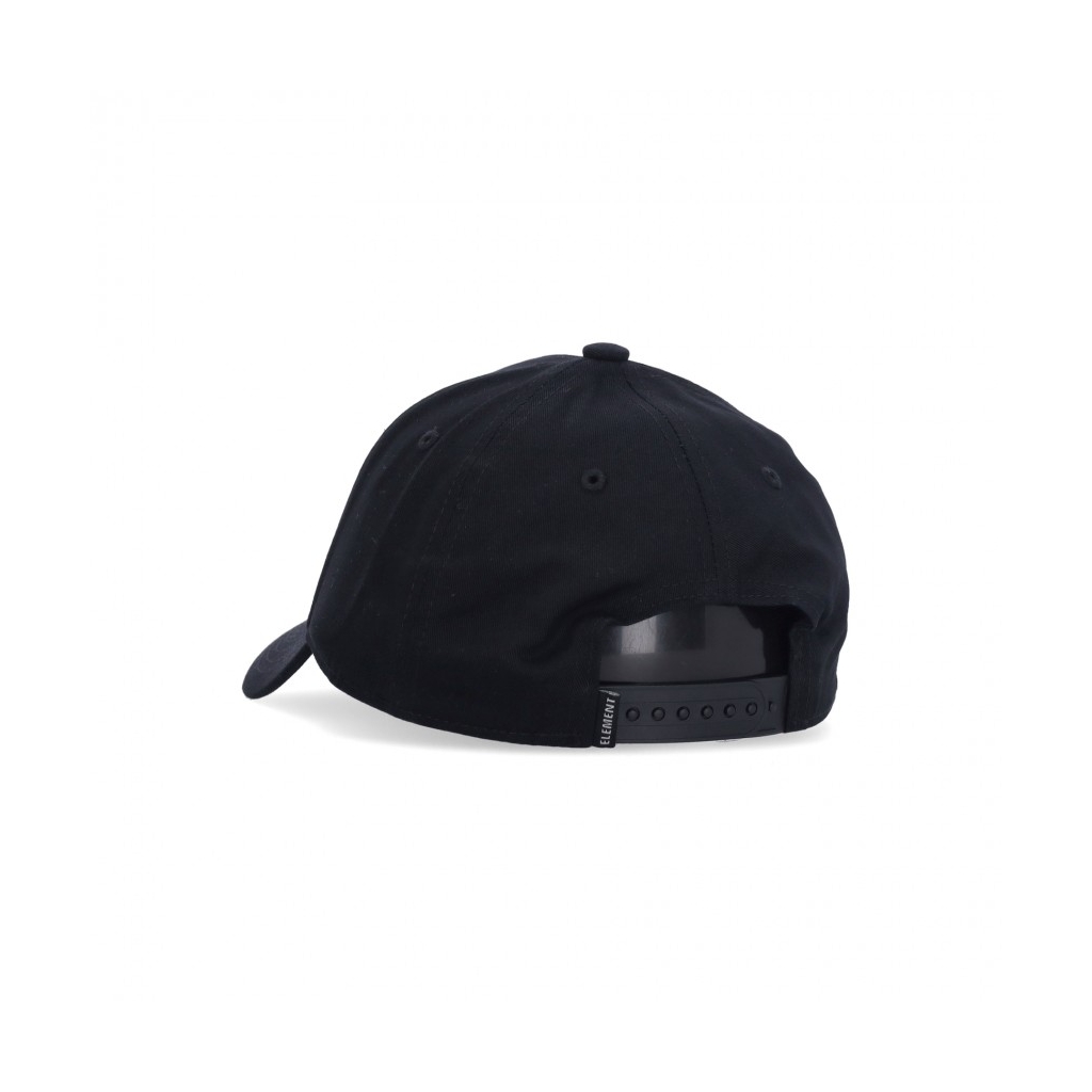 cappellino visiera curva uomo treelogo cap FLINT BLACK