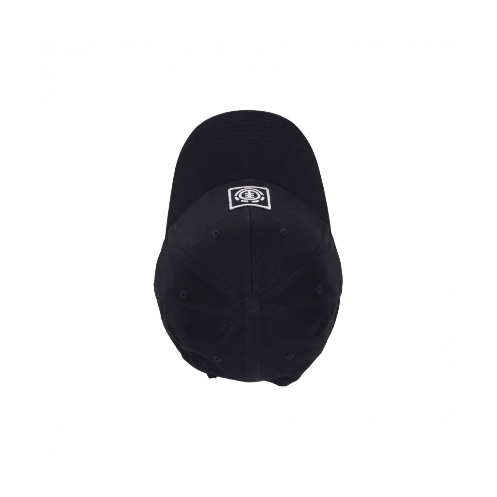 cappellino visiera curva uomo treelogo cap FLINT BLACK
