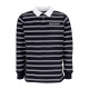 polo manica lunga uomo bauhaus stripe polo crewneck BLACK STRIPE