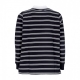 polo manica lunga uomo bauhaus stripe polo crewneck BLACK STRIPE