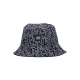 cappello da pescatore uomo monogram dlynr reversible bucket BLACK