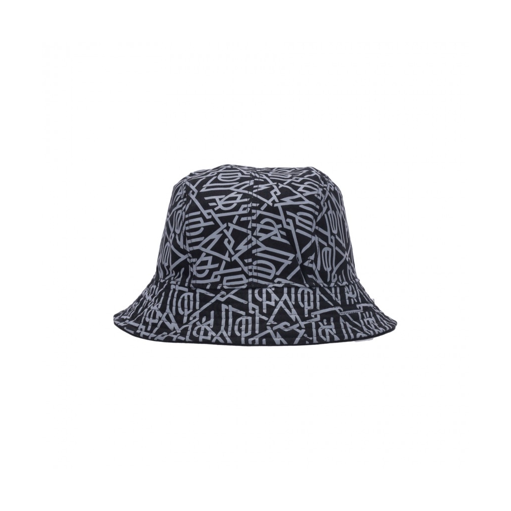 cappello da pescatore uomo monogram dlynr reversible bucket BLACK