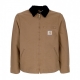 giubbotto uomo detroit jacket HAMILTON BROWN/BLACK RINSED
