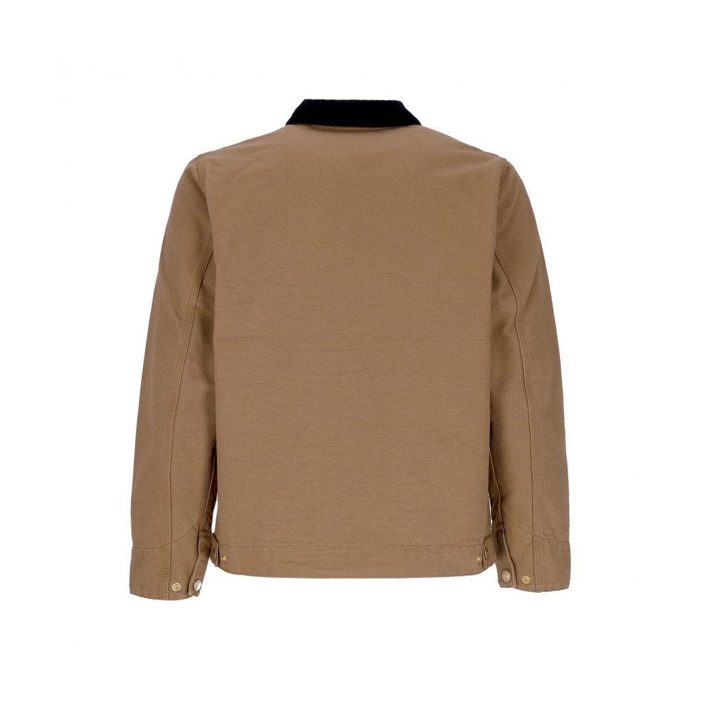 giubbotto uomo detroit jacket HAMILTON BROWN/BLACK RINSED