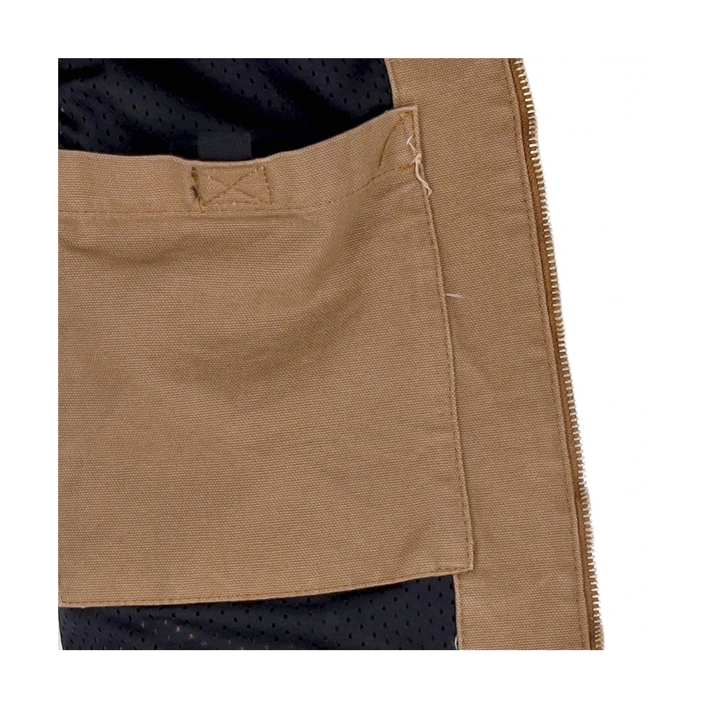 giubbotto uomo detroit jacket HAMILTON BROWN/BLACK RINSED
