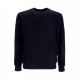 felpa girocollo uomo label crewneck BLACK