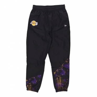 pantalone tuta uomo nba all over print panel track pant loslak BLACK/TRUE PURPLE
