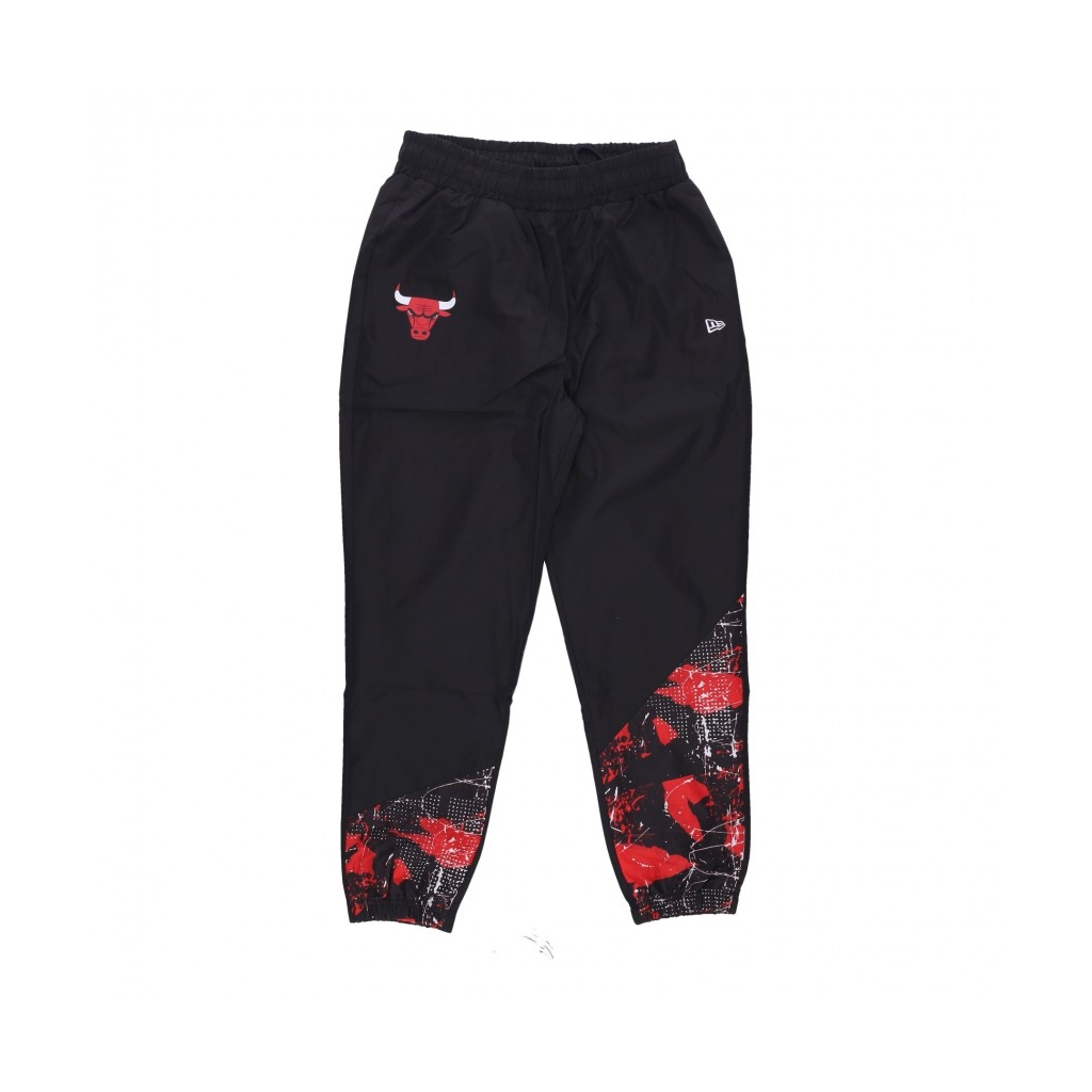 pantalone tuta uomo nba all over print panel track pant chibul BLACK/FRONT DOOR RED