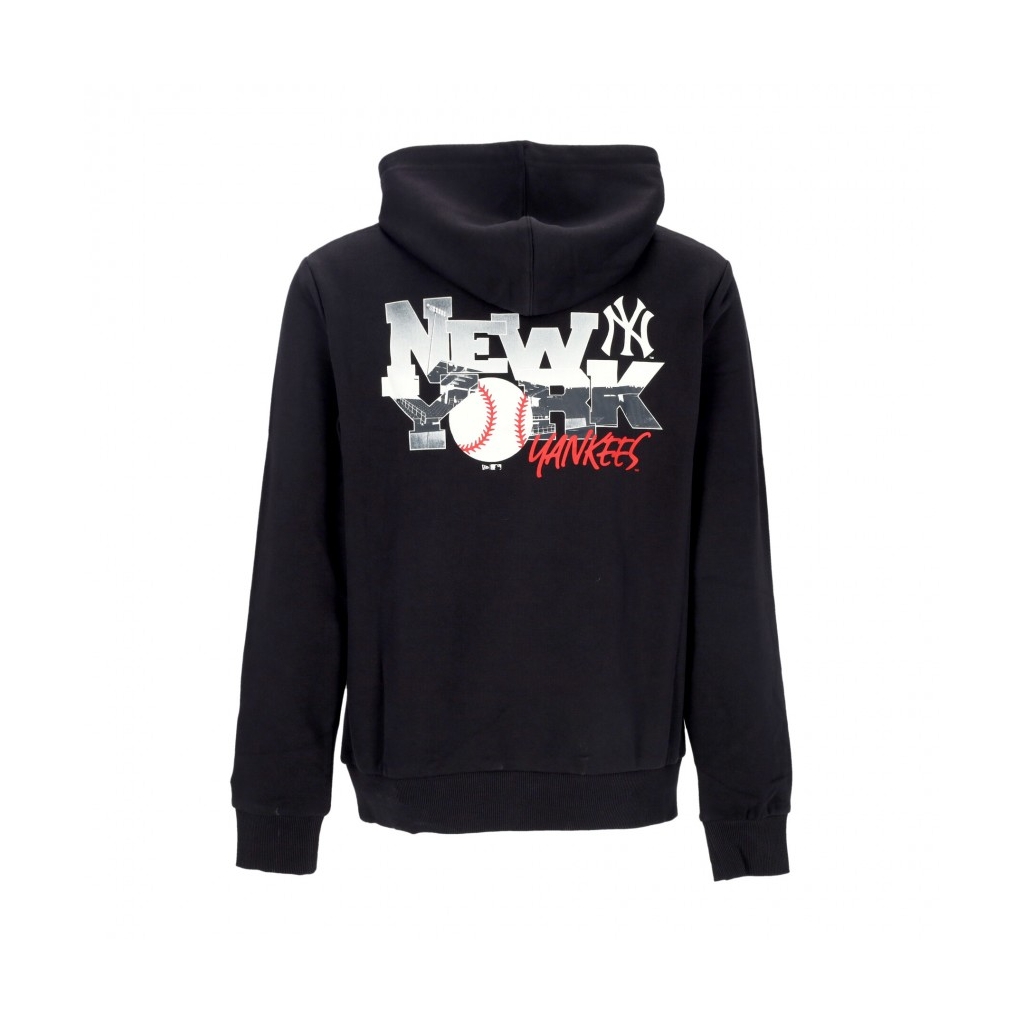 felpa cappuccio uomo mlb team logo graphic bp hoodie neyyan NAVY/WHITE