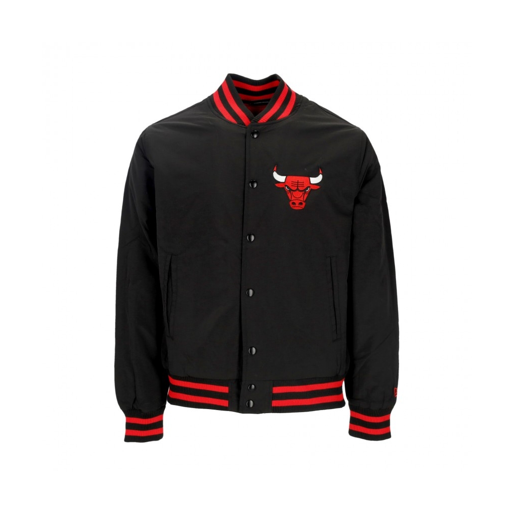 giubbotto bomber uomo nba script bomber chibul BLACK/FRONT DOOR RED