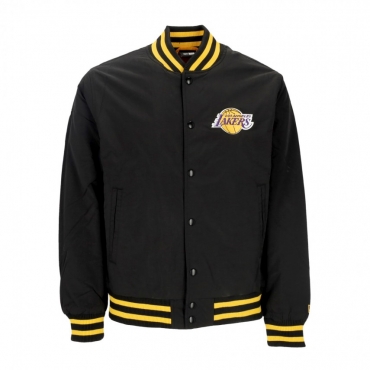 giubbotto bomber uomo nba script bomber loslak BLACK/TRUE PURPLE