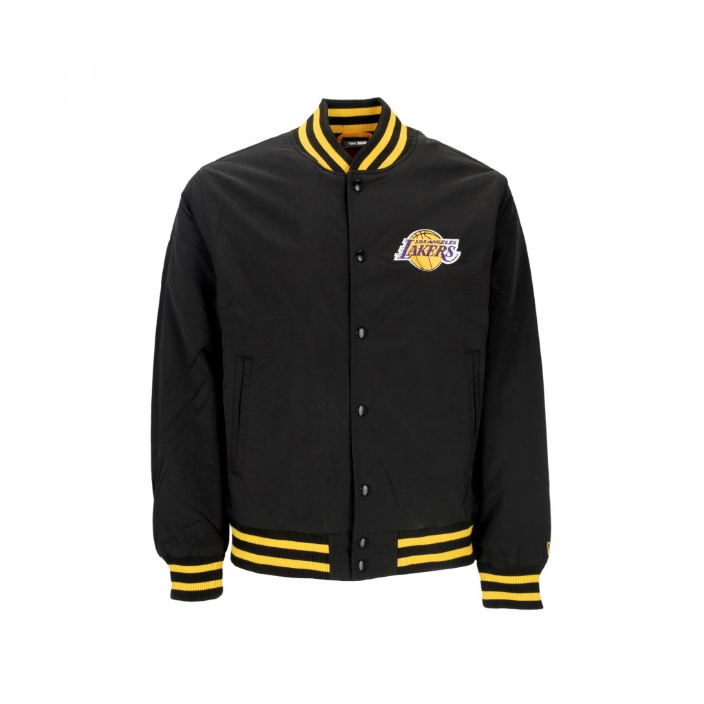 giubbotto bomber uomo nba script bomber loslak BLACK/TRUE PURPLE