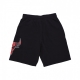 pantalone corto tuta uomo nba team logo os shorts chibul BLACK/FRONT DOOR RED