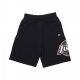 pantalone corto tuta uomo nba team logo os shorts loslak BLACK/TRUE PURPLE