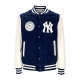 giubbotto college uomo mlb heritage varsity jacket neyyan OBSIDIAN BLUE/OFF WHITE